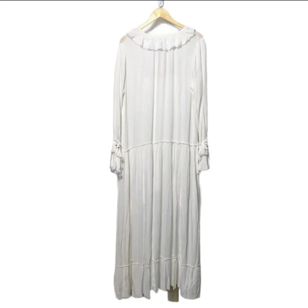 NWT FREE PEOPLE Sweet Darlin Maxi Dress Ivory M